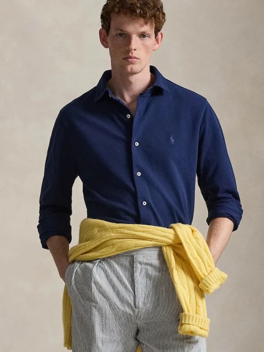 Zdjęcie produktu Polo Ralph Lauren koszula bawełniana niebieski