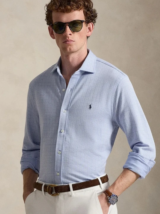 Zdjęcie produktu Polo Ralph Lauren koszula bawełniana niebieski