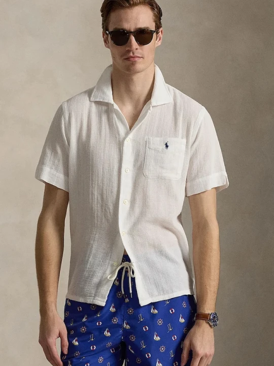 Zdjęcie produktu Polo Ralph Lauren koszula bawełniana szary