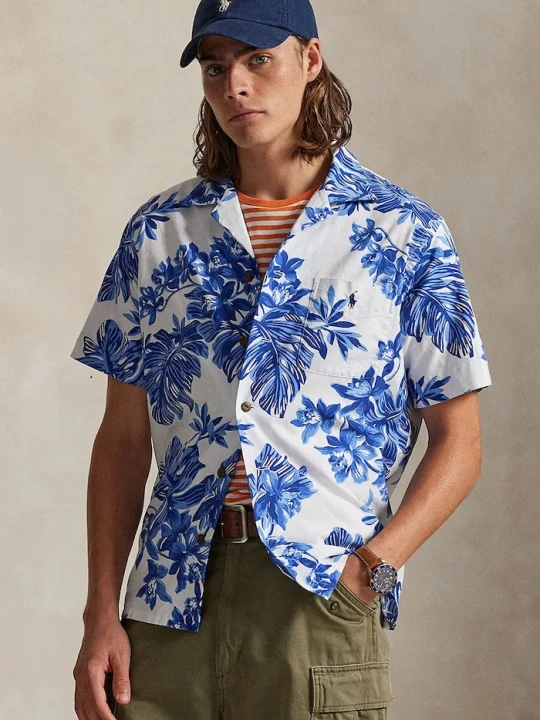 Zdjęcie produktu Polo Ralph Lauren koszula bawełniana niebieski
