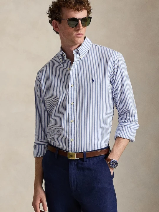 Zdjęcie produktu Polo Ralph Lauren koszula bawełniana niebieski