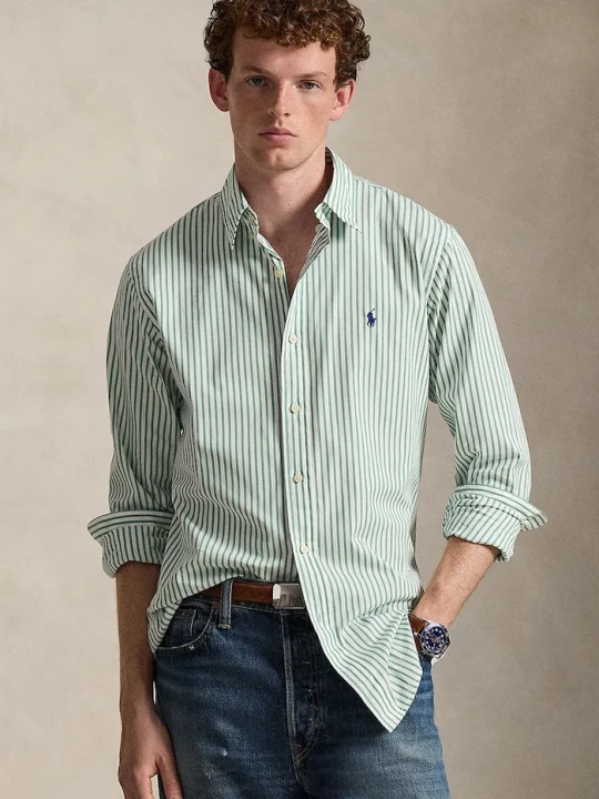 Zdjęcie produktu Polo Ralph Lauren koszula bawełniana zielony