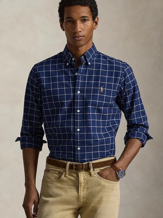 Zdjęcie produktu Polo Ralph Lauren koszula bawełniana granatowy