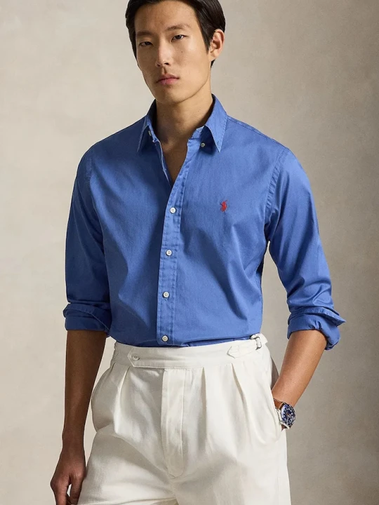 Zdjęcie produktu Polo Ralph Lauren koszula bawełniana niebieski