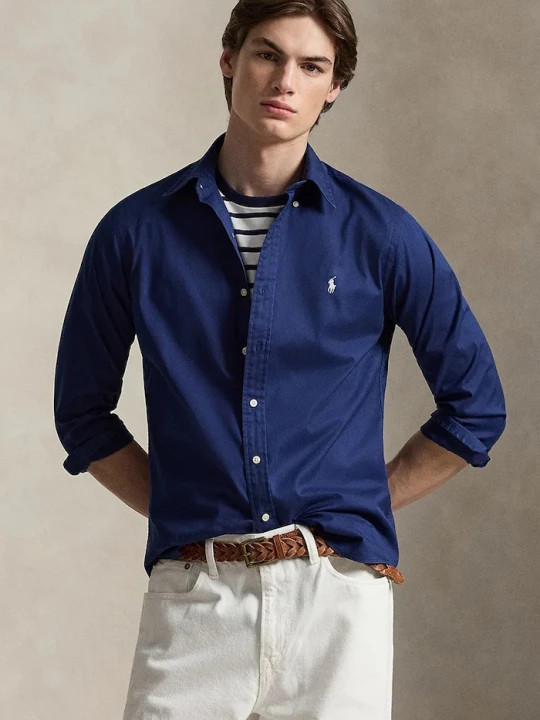 Zdjęcie produktu Polo Ralph Lauren koszula bawełniana granatowy