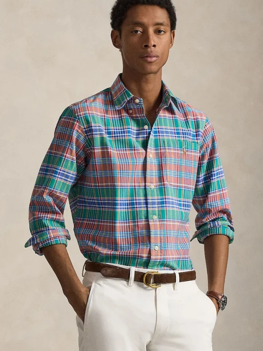 Zdjęcie produktu Polo Ralph Lauren koszula bawełniana pomarańczowy