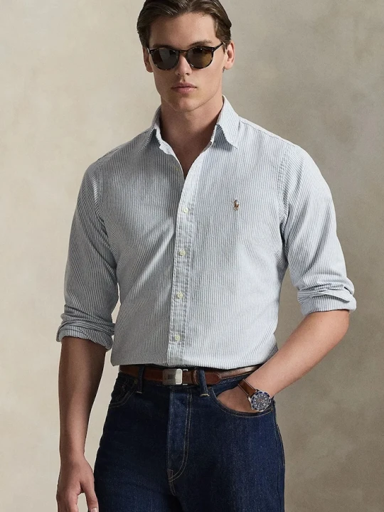 Zdjęcie produktu Polo Ralph Lauren koszula bawełniana niebieski