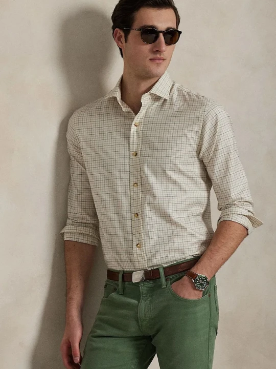 Zdjęcie produktu Polo Ralph Lauren koszula bawełniana beżowy