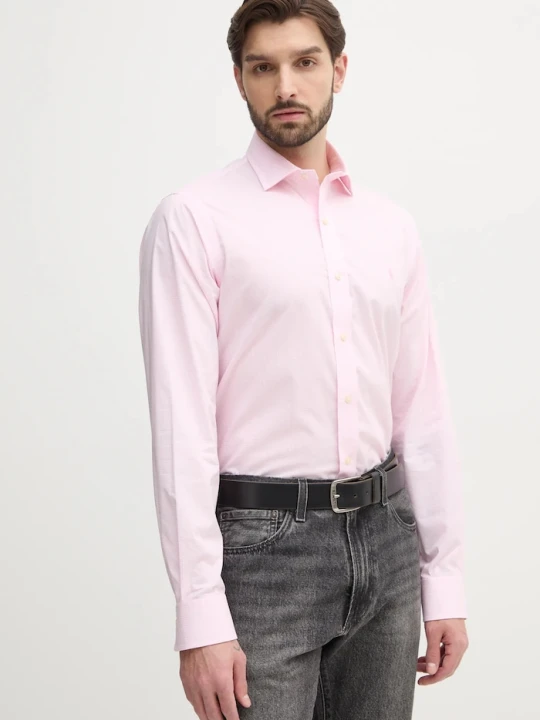 Zdjęcie produktu Polo Ralph Lauren koszula bawełniana różowy