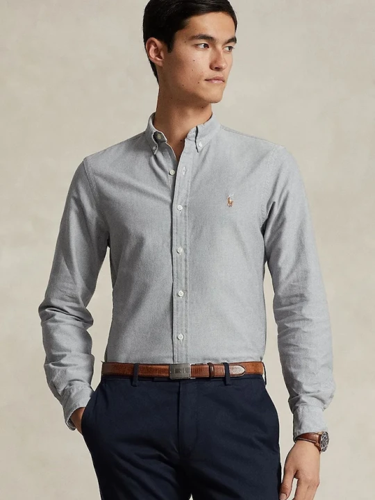 Zdjęcie produktu Polo Ralph Lauren koszula bawełniana szary