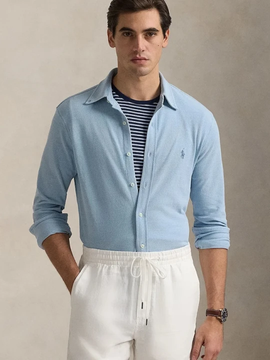 Zdjęcie produktu Polo Ralph Lauren koszula męska bawełniana niebieski
