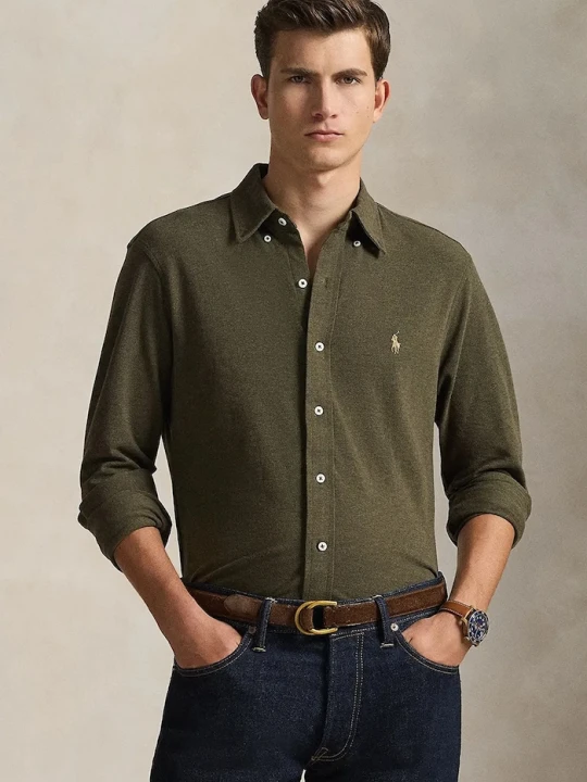 Zdjęcie produktu Polo Ralph Lauren koszula męska bawełniana zielony
