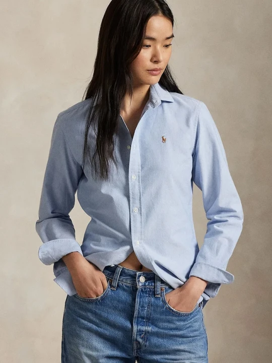 Zdjęcie produktu Polo Ralph Lauren koszula bawełniana niebieski