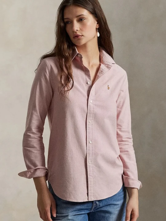 Zdjęcie produktu Polo Ralph Lauren koszula damska bawełniana różowy