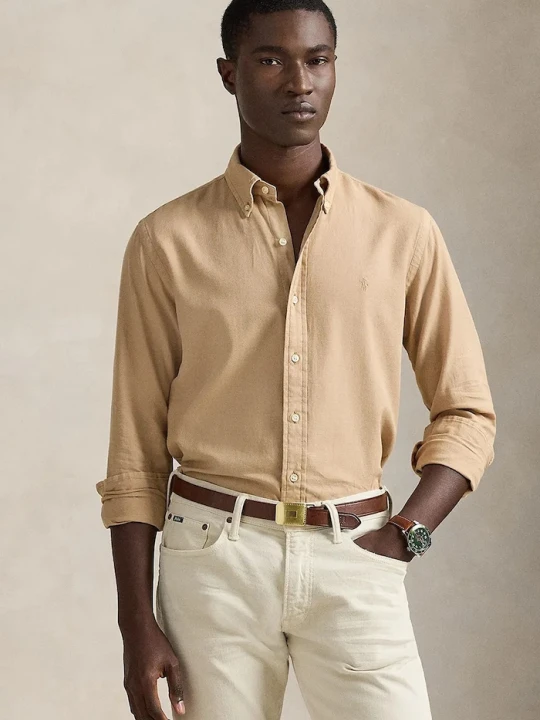 Zdjęcie produktu Polo Ralph Lauren koszula bawełniana beżowy
