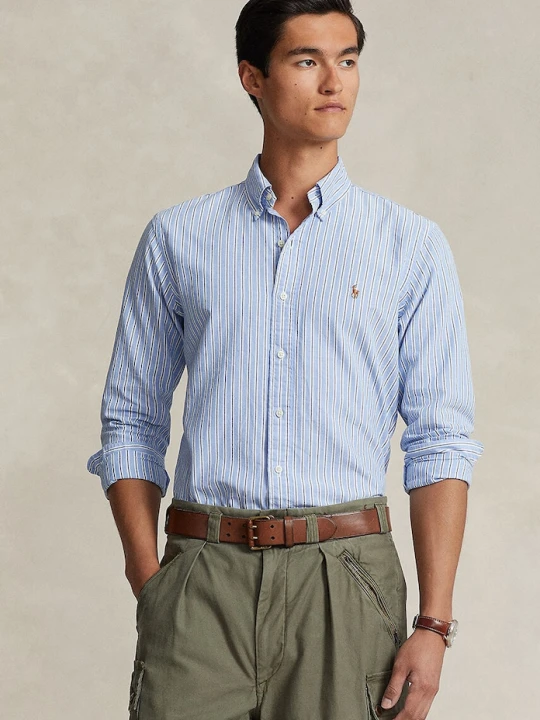 Zdjęcie produktu Polo Ralph Lauren koszula bawełniana niebieski