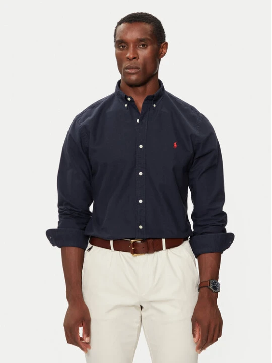Zdjęcie produktu Polo Ralph Lauren Koszula Bsr 710723610 Granatowy Slim Fit