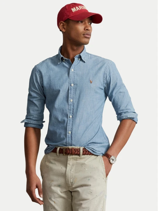 Zdjęcie produktu Polo Ralph Lauren Koszula Core Replen 710548538 Niebieski Slim Fit