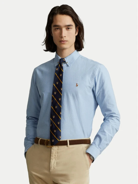 Zdjęcie produktu Polo Ralph Lauren Koszula Cupdppcs 710792041002 Błękitny Custom Fit Niebieski jasny