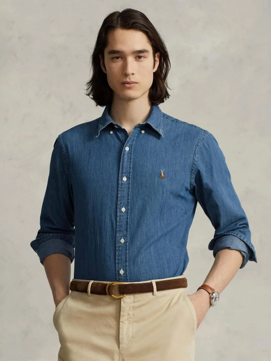 Zdjęcie produktu POLO RALPH LAUREN Koszula | Custom fit | denim niebieski