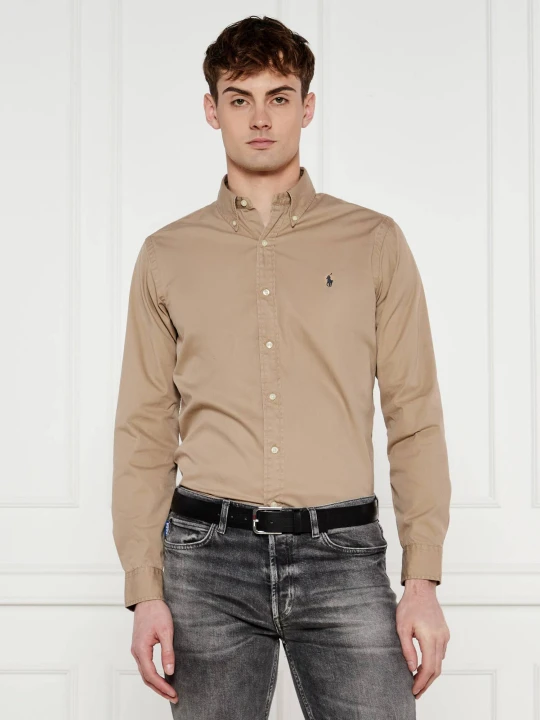 Zdjęcie produktu POLO RALPH LAUREN Koszula | Custom fit | feather weight twill beżowy