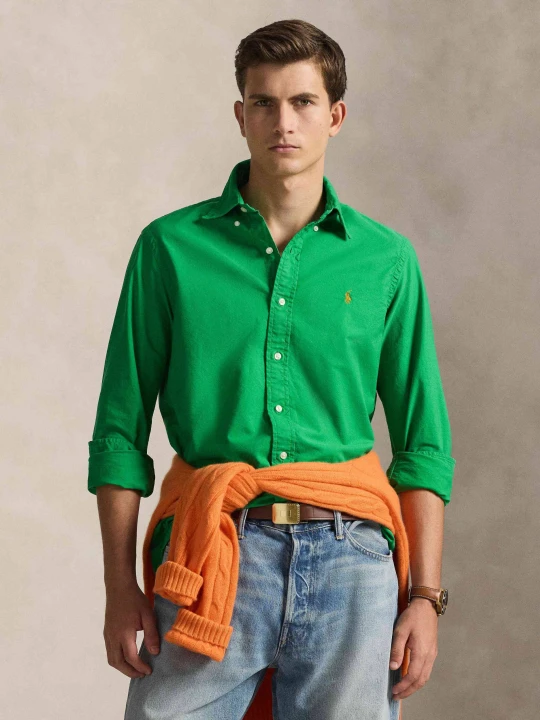 Zdjęcie produktu POLO RALPH LAUREN Koszula | Custom fit | oxford zielony