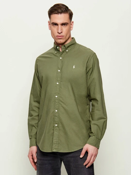 Zdjęcie produktu POLO RALPH LAUREN Koszula | Custom fit | oxford zielony