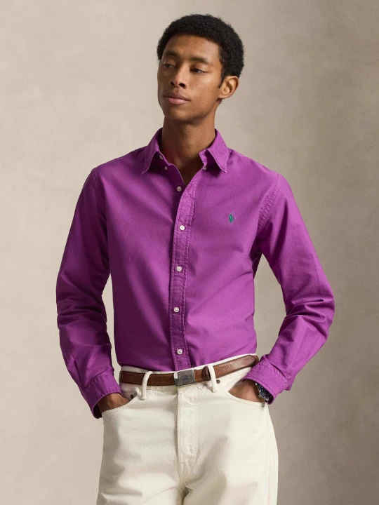 Zdjęcie produktu POLO RALPH LAUREN Koszula | Custom fit | oxford fioletowy