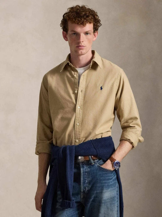Zdjęcie produktu POLO RALPH LAUREN Koszula | Custom fit | oxford beżowy