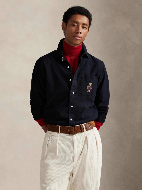 Zdjęcie produktu POLO RALPH LAUREN Koszula | Custom fit | oxford czarny