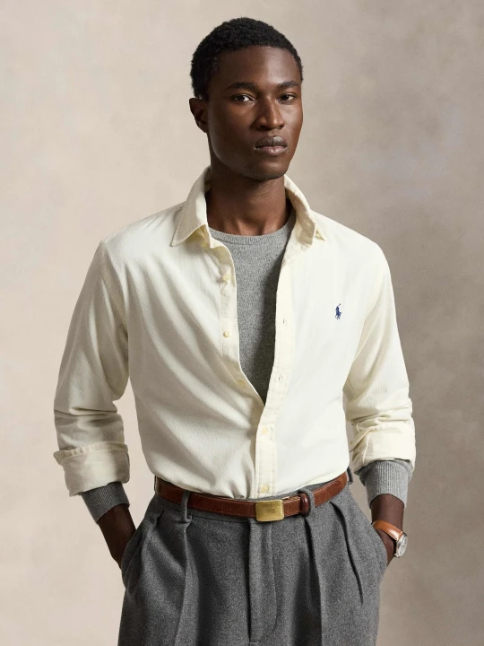 Zdjęcie produktu POLO RALPH LAUREN Koszula | Custom fit | sztruks ecru