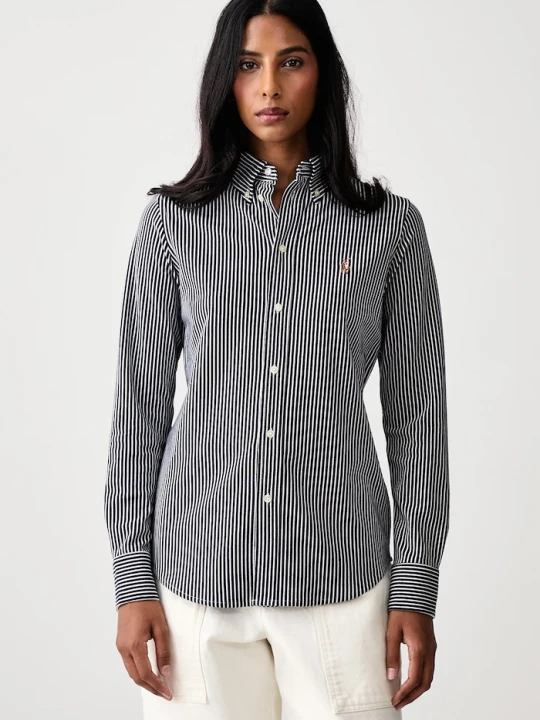 Zdjęcie produktu Polo Ralph Lauren koszula damska bawełniana granatowy