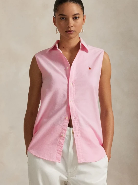Zdjęcie produktu Polo Ralph Lauren koszula damska bawełniana różowy