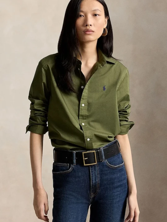 Zdjęcie produktu Polo Ralph Lauren koszula damska bawełniana zielony