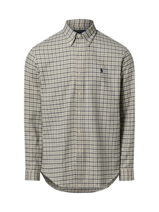 Zdjęcie produktu Polo Ralph Lauren koszula flanelowa Mężczyźni Modern Fit Bawełna beżowy | niebieski