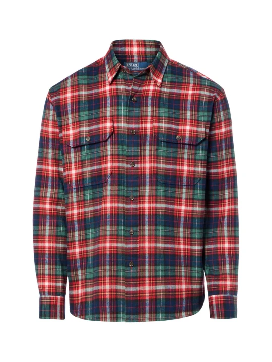Zdjęcie produktu Polo Ralph Lauren koszula flanelowa Mężczyźni Regular Fit Bawełna (100%) czerwony | zielony | niebieski