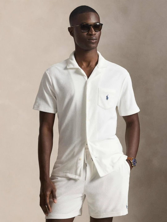 Zdjęcie produktu POLO RALPH LAUREN Koszula | frotté | Slim Fit biały