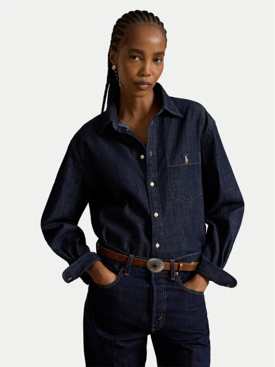 Zdjęcie produktu Polo Ralph Lauren Koszula jeansowa 211B17136001 Granatowy Regular Fit