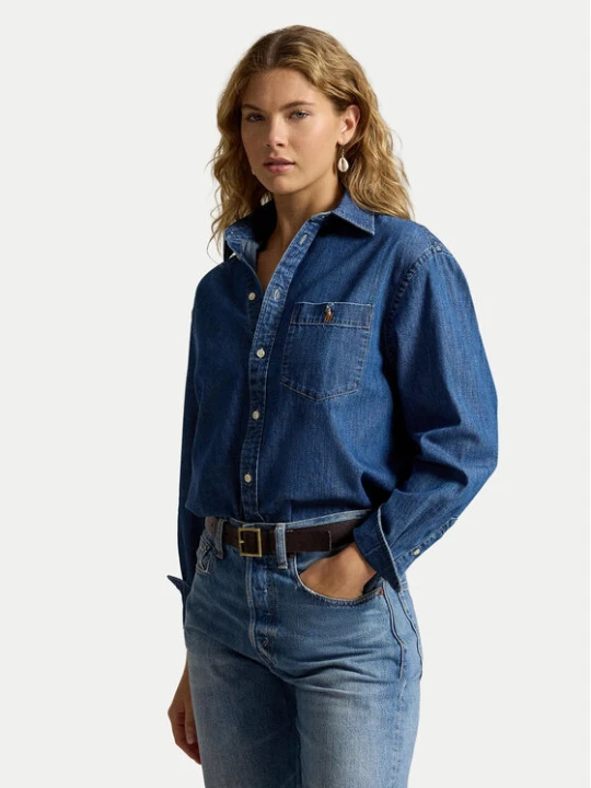 Zdjęcie produktu Polo Ralph Lauren Koszula jeansowa 211B17146001 Niebieski Regular Fit