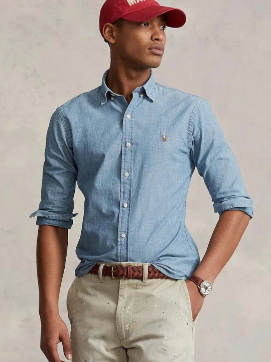 Zdjęcie produktu Polo Ralph Lauren - Koszula jeansowa 710548538001 niebieski