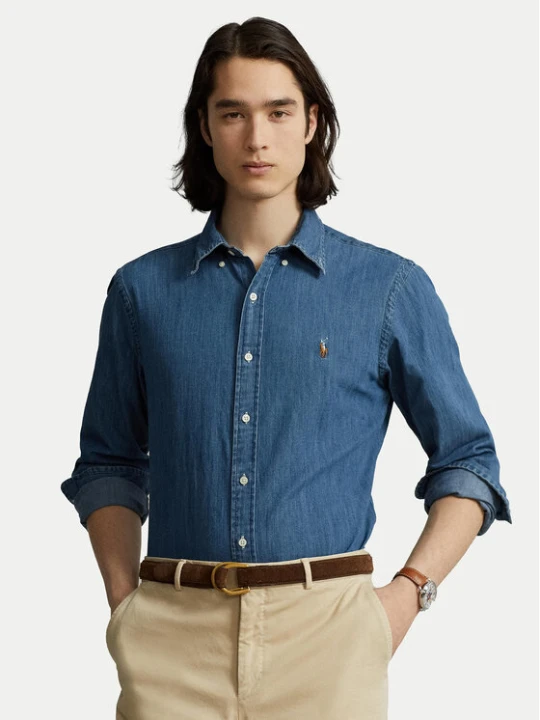Zdjęcie produktu Polo Ralph Lauren Koszula jeansowa 710792043001 Niebieski Custom Fit