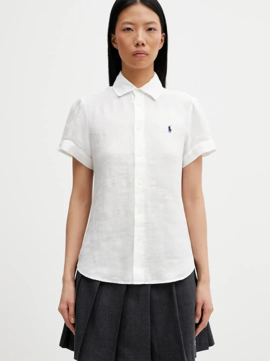 Zdjęcie produktu Polo Ralph Lauren koszula lniana 17/1 PD LINEN biały