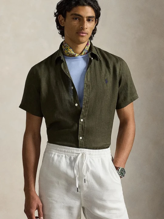 Zdjęcie produktu Polo Ralph Lauren koszula lniana LINEN V1-CUBDPPCS
