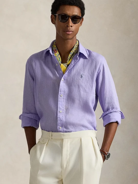 Zdjęcie produktu Polo Ralph Lauren koszula lniana LINEN V1-CUBDPPCS