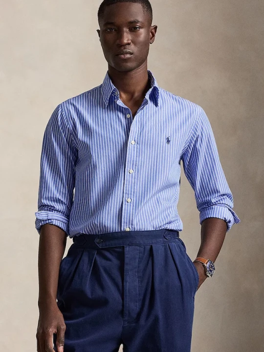 Zdjęcie produktu Polo Ralph Lauren koszula męska bawełniana niebieski