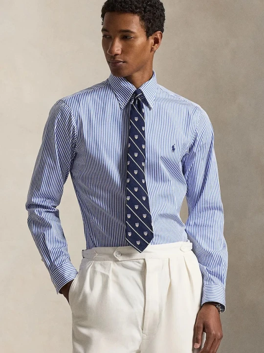 Zdjęcie produktu Polo Ralph Lauren koszula męska bawełniana niebieski