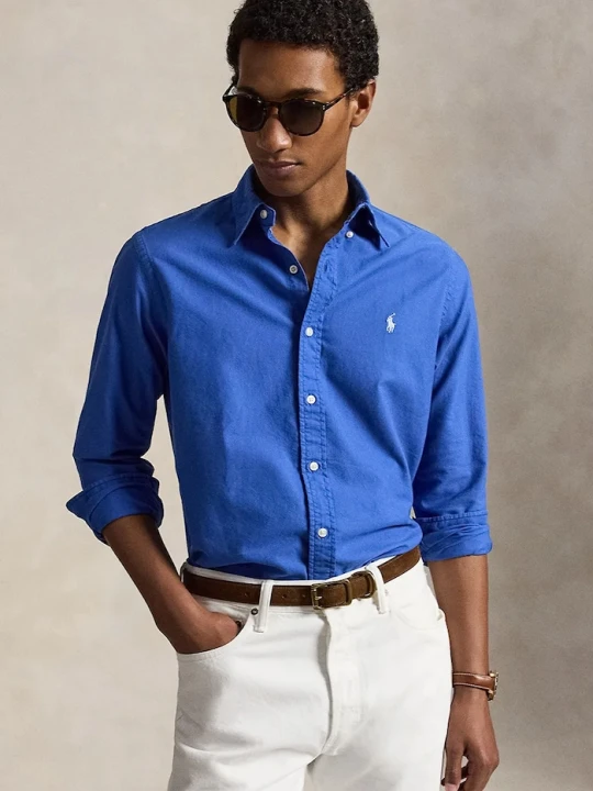 Zdjęcie produktu Polo Ralph Lauren koszula męska bawełniana niebieski