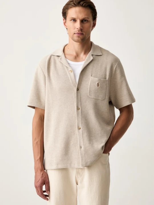Zdjęcie produktu Polo Ralph Lauren koszula męska bawełniana beżowy