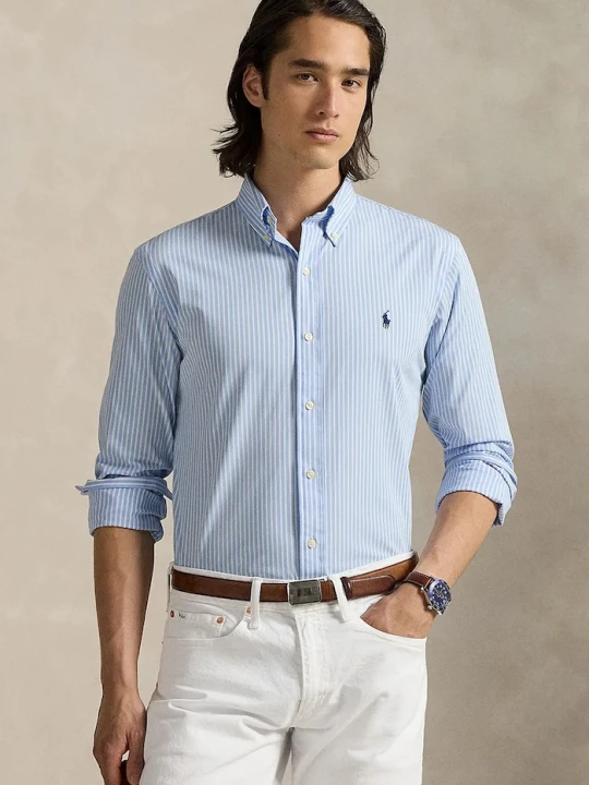 Zdjęcie produktu Polo Ralph Lauren koszula męska bawełniana niebieski
