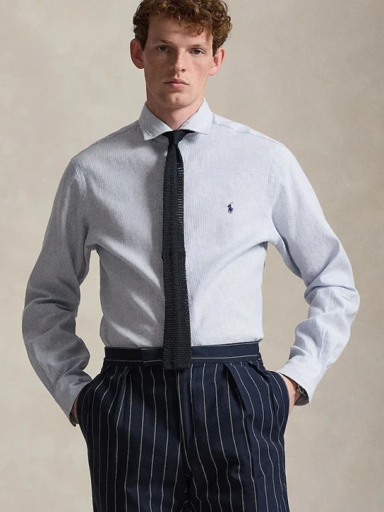 Zdjęcie produktu Polo Ralph Lauren koszula męska z bawełną niebieski